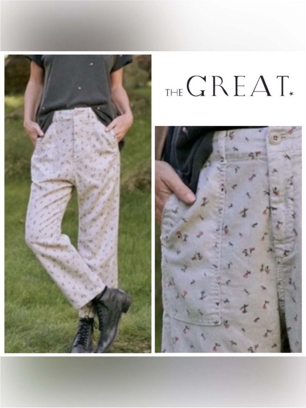 The GREAT Ranger Rose Floral Pant